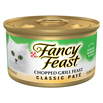 Classic Pat&eacute; Chopped Grill Feast Gourmet Wet Cat Food