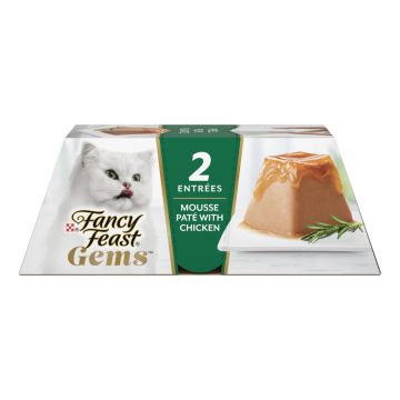 Gems Mousse Paté With Chicken and a Halo of Savory Gravy Wet Cat Food