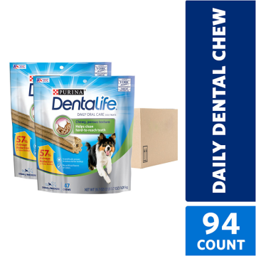 DentaLife Daily Oral Care Small/Medium Dog Chews packages