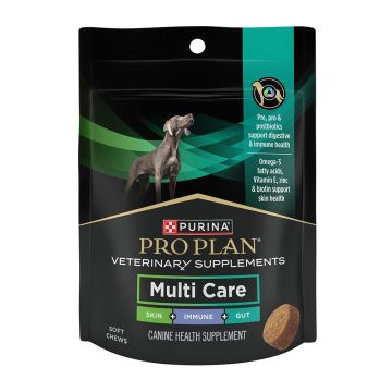 Bag of Pro Plan Veterinary Supplements Multi Care Canine Supplement. 