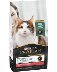 Purina Pro Plan LiveClear Adult Sensitive Skin & Stomach Turkey and Oatmeal Formula Cat Food