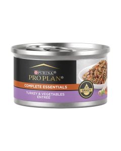 Purina Pro Plan Complete Essentials Adult Turkey & Vegetables Entree in Gravy Cat Food