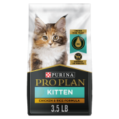 Purina Pro Plan Development Kitten Chicken & Rice Formula Cat Food - 3.5 lb bag